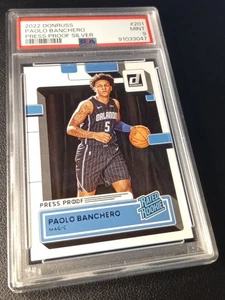 2022-23 Panini Donruss #201 Silver Press Proof Paolo Banchero PSA 9 (Rookie) - Bild 1 von 2