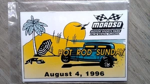 Moroso Hot Rod Sunday Plaque August 4 1996 Daytona Trophy USA - Picture 1 of 2