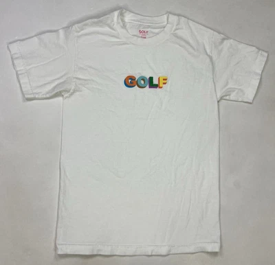 Golf Wang Logo Graphic T-shirt Men Small White Short Sleeve - Image 1 of 4
