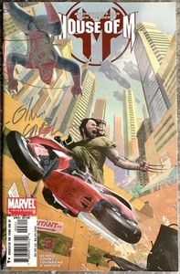 House of M #3 Firmado Bendis & Coipel, X-Men, Esad Ribic Cubierta - Marvel Casi Nuevo 2004 - Imagen 1 de 13