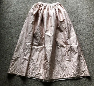 Handmade Formal Dressy Skirt Pale Light Dusty Pink Lined LONG Women's Small 28 - Image 1 of 4