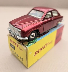 Dinky Toys Vintage SAAB 96, 156 In Original Box 1968-71 - Picture 1 of 12
