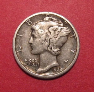 1928 S Mercury Dime - Large S - FS-501 - Picture 1 of 3