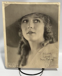 Foto autografiada de Mary Pickford 8x10 en blanco y negro de 1922 - Imagen 1 de 5