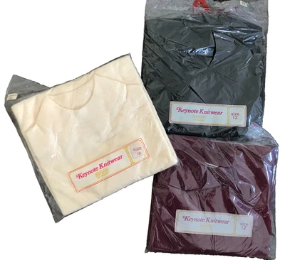 Vintage 60s Keynote Littlewoods Courtelle Turtle Neck Jumper | S | New Deadstock - Image 1 of 4