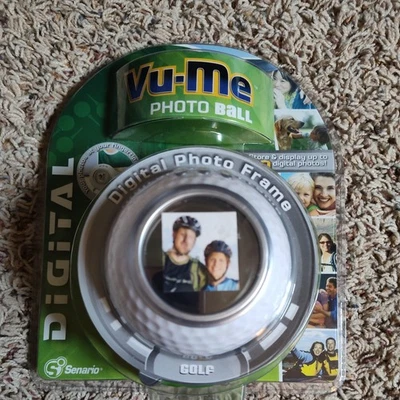 Vu-Me Photo Golf Ball Digital Photo Frame Holds 70 Pictures New Sealed  - Image 1 of 2