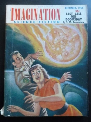US SF Mag  – IMAGINATION No. 52, December 1956 – Robert Silverberg - image 1 of 4