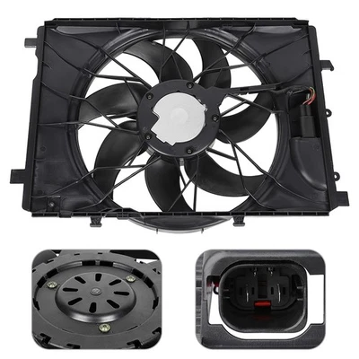 Radiator Cooling Fan Assembly For 2010-2015 Mercedes-Benz C250 Foto 1 de 4