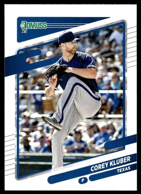 2021 Donruss Corey Kluber Texas Rangers #63 - Image 1 of 2