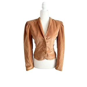 Vintage 1970s Patty Woodward Velvet Blazer Jacket XS - Picture 1 of 9