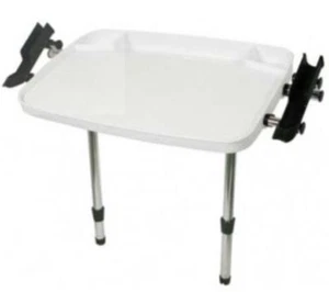 Filetiertisch mit zwei Tischbeinen und zwei Angelrutenhalte, Angelbedarf Angeln - Bild 1 von 2