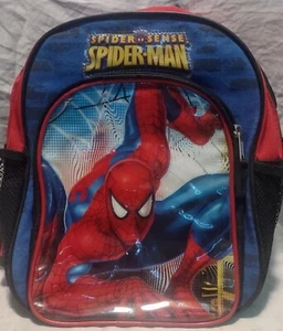Toddler Vest Strapped Marvel Spider-Man Spider Sense Backpack 11" x 9 " - Picture 1 of 2