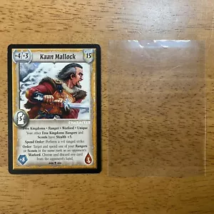 🏹 Kaan Mallock - Free Kingdoms - Warlord: Saga of the Storm CCG - Promo Winter - Picture 1 of 4