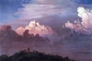 Impresión de póster de la iglesia de Frederic Edwin de Olana en las nubes - Imagen 1 de 1