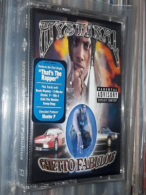 ORIGINAL MYSTIKAL GHETTO FABULOUS CASSETTE USA HYPE STICKER SEALED HIP HOP RAP - Image 1 of 4
