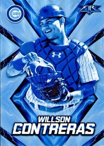 2017 Topps Fire Willson Contreras Blue Chip #167 - Chicago Cubs 