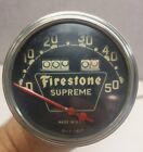 Vintage Firestone Bicycle Speedometer With Cable And Gear For The Wheel 