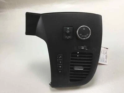 Conjunto de interruptor de faros GMC Sierra 1500 2007-2012 2013 embellecedor de tablero envolvente Foto 1 de 4