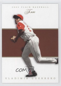 2005 Flair Vladimir Guerrero #6 HOF