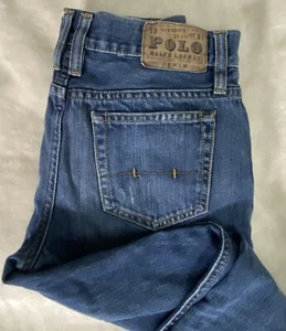 Polo Ralph Lauren Boys Denim Blue Jeans size 18 30W X 28L - Picture 1 of 9