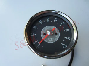 BSA GREY FACE TACHO TACHOMETER GAUGE INSTRUMENT 19-2189, RSM3003/06 - Picture 1 of 3