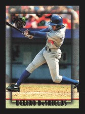 1995 Topps Embossed Baseball #53 Delino DeShields    Los Angeles Dodgers