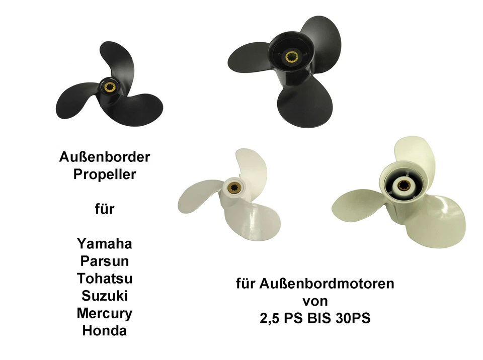 Propeller für Aussenborder Propeller Schraube Flügel Bootsmotoren Motorschraube  - Bild 1 von 1