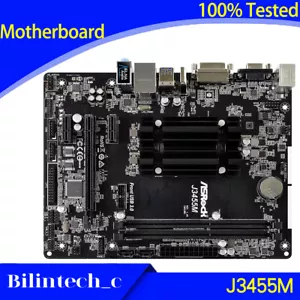 FÜR ASRock J3455M Mini Motherboard unterstützt ITX Quad Core Motherboard NAS DDR3 - Bild 1 von 5