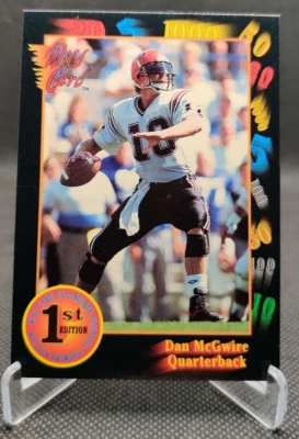 1991 Wild Card Draft #111 Dan McGwire RC San Diego State Aztecs football card - Image 1 of 2