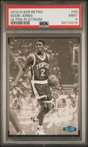 EDDIE JONES 2012-13 FLEER ULTRA PLATINUM MEDALLION /100 PSA 9 POP 2 LAKERS - Picture 1 of 1