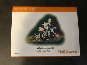 Department 56 Halloween Village Accessories 56.53221 Bone To Be Wild - Picture 1 of 5