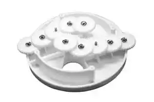 1,5" Low Profile Komplett 6 Ports T-Ventil Umbau Getriebe Kit - Pentair In-Floor (A & A - Bild 1 von 5
