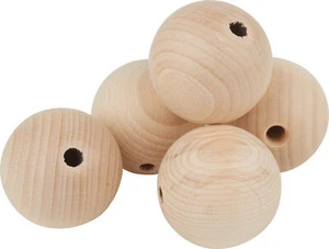 "Sfere di legno DDPS forate ""Ø 50 mm" - Foto 1 di 10