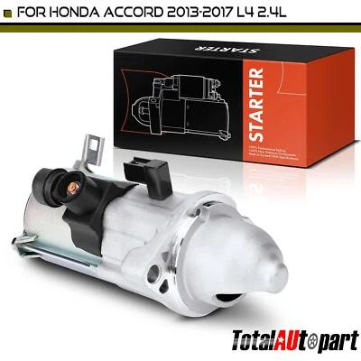 Motor De Arranque Para Honda Accord 2013-2017 L4 2.4L Transmisión Manual 1.6KW 12V CW 9T Foto 1 de 4