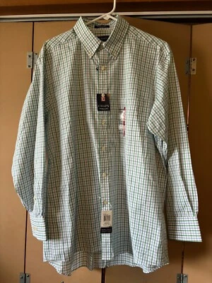 NEW WITH TAGS Chaps Classic Fit Twill Dress Shirt 16-16 1/2 32/33 - Image 1 of 2