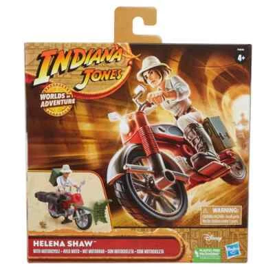 Indiana Jones: Worlds of Adventure Helena Shaw with Motorcycle Action Figure Foto 1 de 3