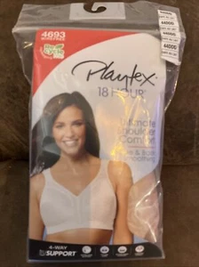 Playtex 18-Hour Original Comfort Strap Wirefree Bra Style 4693 Size 44DDD Cafe - Picture 1 of 5