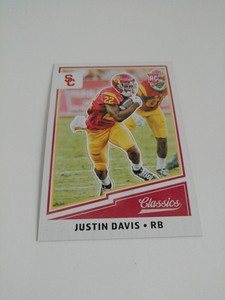2017 Justin Davis USC Trojans Classics #293 Rookie NFL Trading Card