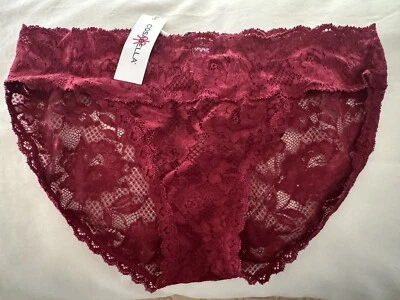 Bikini Cosabella Never Say Never Tootsie para mujer COLOR RUBÍ RARO Talla L Nuevo con etiquetas Foto 1 de 4