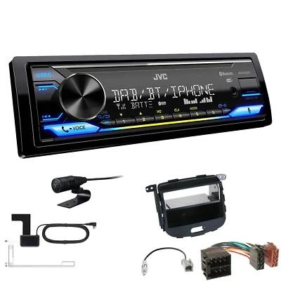 JVC KD-X472DBT Media Autoradio Bluetooth DAB+ Alexa für Hyundai i10 2008-2013 - Bild 1 von 4