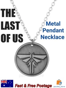 The Last Of Us 2 Double Sided Firefly Metal Pendant Necklace Dog Tag Video Game - Picture 1 of 4