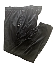 Reebok Women's Cuffed Training Pants Jersey Knit Soft Drawstring Black Size 1X - Picture 1 of 8