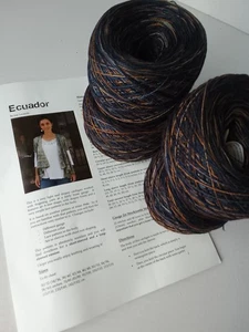 Equador Linen Lace Kit (size 42-45)-Claudia Hand Painted Yarn - Picture 1 of 4
