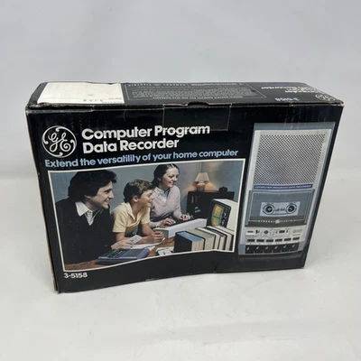 Grabadora de datos de programa de computadora General Electric 3-5158 vintage años 80 nueva en caja Foto 1 de 4