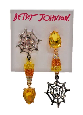 Betsey Johnson Halloween Earrings Multicolor New! NWT - Image 1 of 3