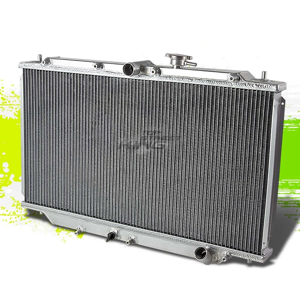 Radiador de carreras con perno de aluminio de 3 filas + tapa para Honda Accord Prelude manual 90-96 Foto 1 de 1