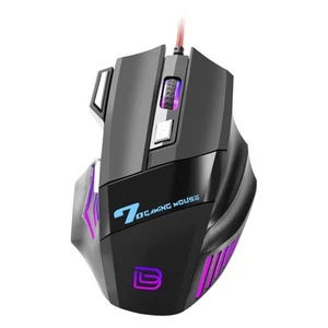 Einstellbarer DPI -Schalter Ergonomisch Gestaltet Kn?pfe Mit Bildlaufrad - Bild 1 von 3