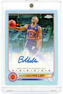 Brandon Miller - 2022 Topps Chrome McDonald's All-American Refractor Auto CA-BM - Picture 1 of 2