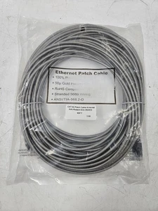65 Foot Armored CAT 6A 10GB 28awg Anti-Rodent Slim Ethernet Cable *NEW* EB-18298 - Afbeelding 1 van 7