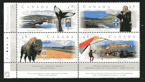 CANADA 1999, SCENIC HIGHWAYS - 3: WHALE, GLIDER, OX, PERFORMER, Sc 1783a, MNH - Picture 1 of 1